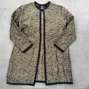 So Aida! Patterned Duster Coat